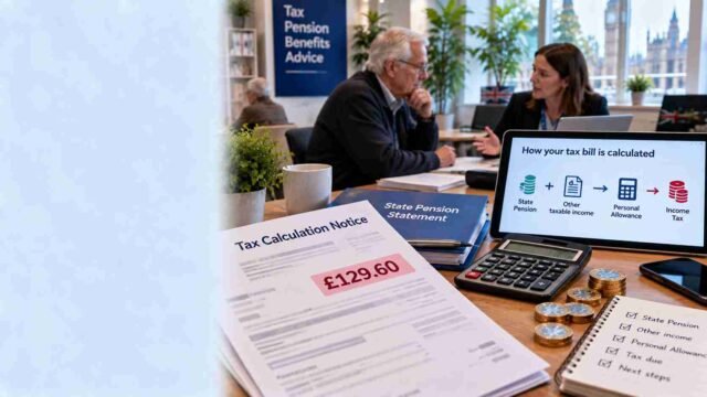 £129.60 HMRC Tax Bill for State Pensioner – What Caused the Extra Charge? £129.60 HMRC Tax Bill for State Pensioner – What Caused the Extra Charge?
