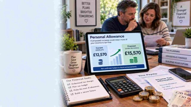 Personal Tax Allowance Could Rise to £15,570 Under New Plan – What It Means