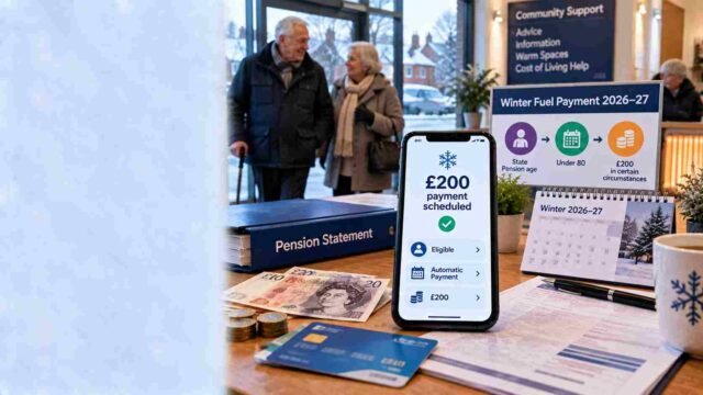 £200 DWP Payment for State Pensioners Under 80 – Who Could Get the Money Automatically?