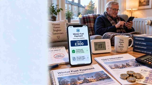 DWP Winter Fuel Payment of Up to £300 – Check If You Need to Make a Claim